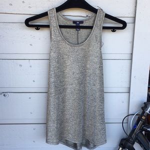 GAP SILKY RACER BACK KNIT LOOSE TANK TOP/DAY TO NIGHT SLEEK CLASSIC STYLE